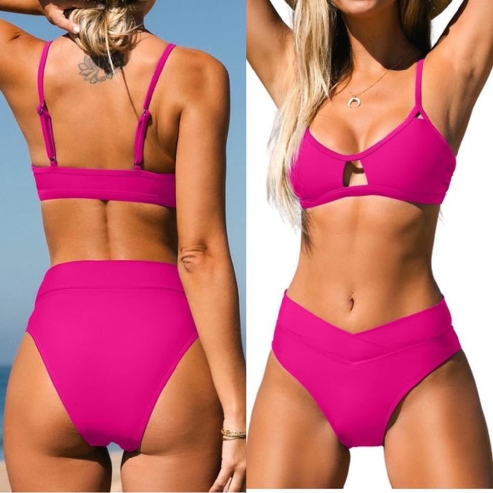 Magenta Cutout 2 Piece